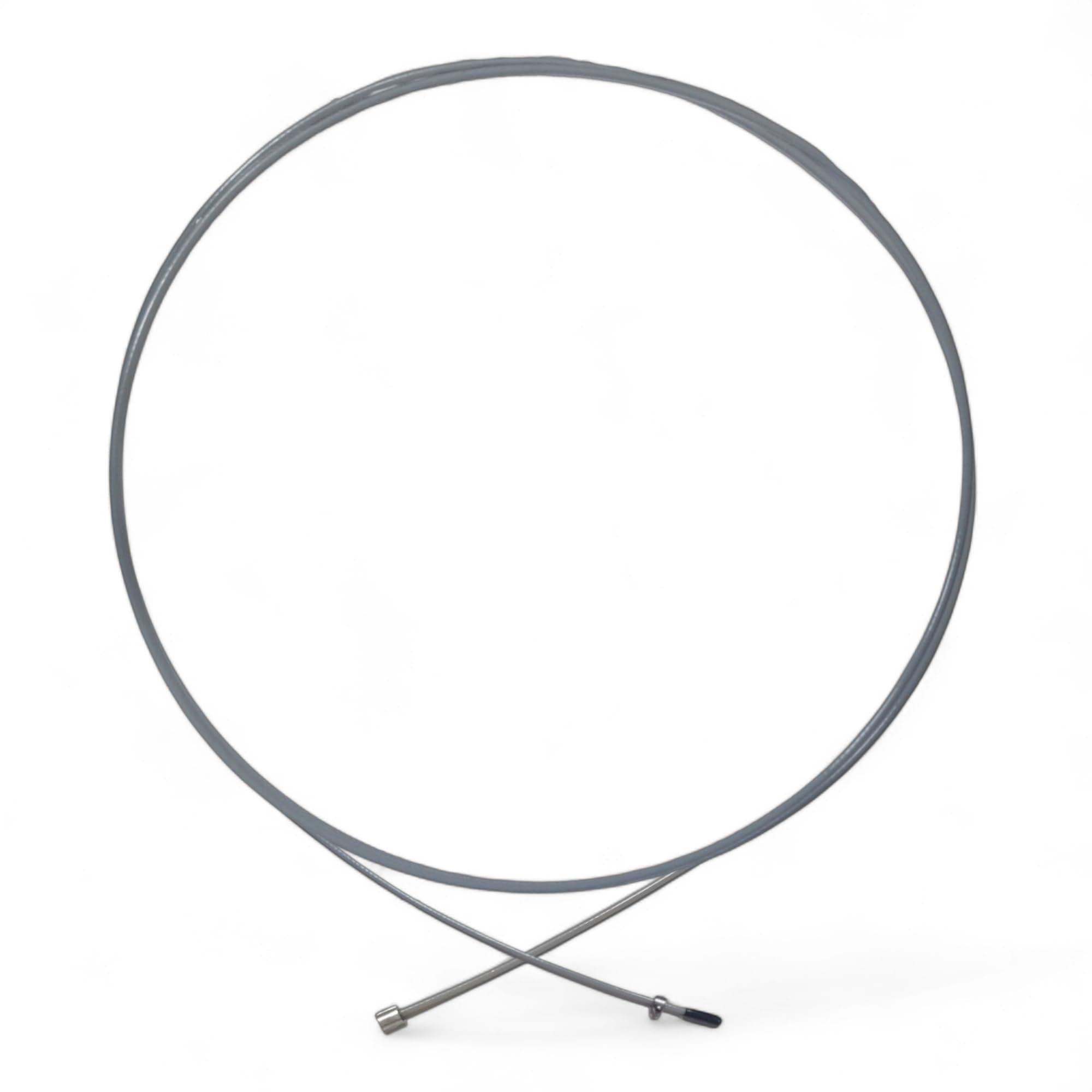 Cable de comba CatGrips de acero recubierto de PU de 2,4 mm en gris claro