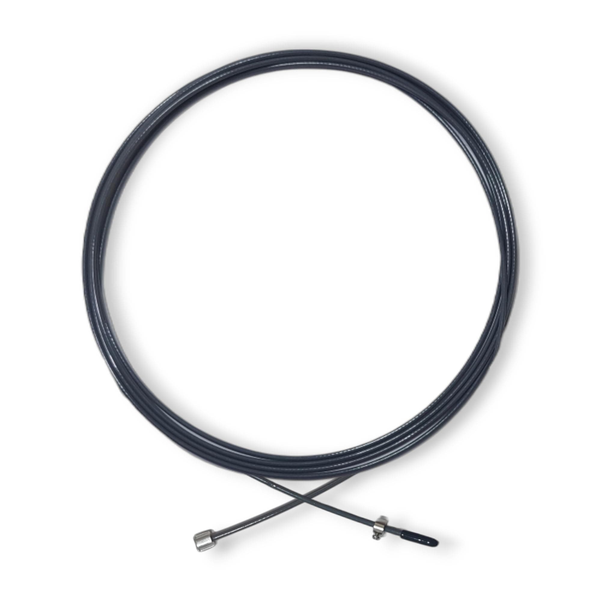 Cable de comba CatGrips de acero recubierto de PU de 2,4 mm en gris oscuro